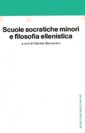 book Scuole socratiche minori e filosofia ellenistica