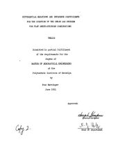 book Differential Equations and Influence Coefficients for the Solution of the Shear Lag Problem for Flat Sheet-Stringer Combinations