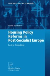 book Housing Policy Reforms in Post Socialist Europe: Lost in Transition