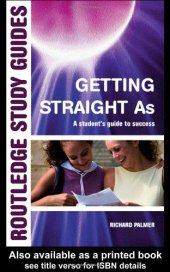 book Getting Straight 'A's: A Student's Guide to Success