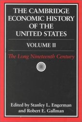 book The Cambridge Economic History of the United States: The Long Nineteenth Century