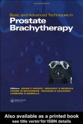 book Basic and Advanced Techniques in Prostate Brachytherapy