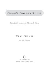 book Gunn's golden rules: life's little lessons for making it work