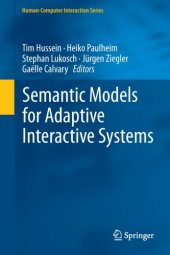 book Semantic Models for Adaptive Interactive Systems