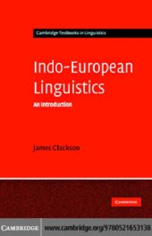 book Indo-European linguistics: an introduction