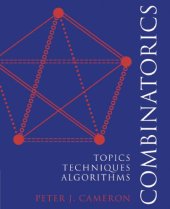 book Combinatorics: topics, techniques, algorithms