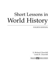 book Short lessons in world history