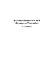 book Privacy protection and computer forensics