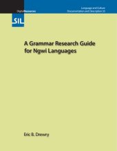 book A Grammar Research Guide for Ngwi Languages