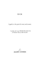 book Dick: a guide to the penis for men and women