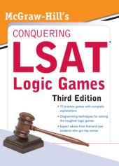 book McGraw-Hill's Conquering LSAT Logic Games