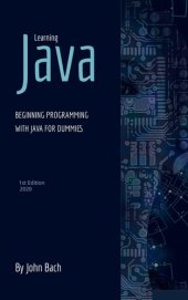 book Learning Java: Beginning programming with java for dummies