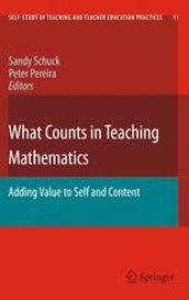 book What Counts in Teaching Mathematics: Adding Value to Self and Content