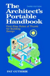 book The architect's portable handbook: first-step rules of thumb for building design