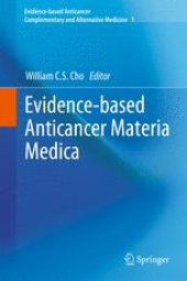 book Evidence-based Anticancer Materia Medica