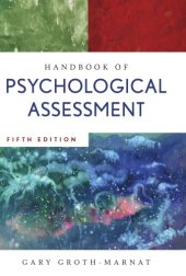 book Handbook of Psychological Assessment