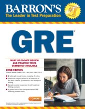 book Barron's GRE