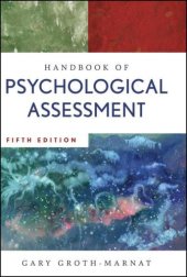 book Handbook of Psychological Assessment