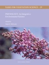 book Phenology: An Integrative Environmental Science