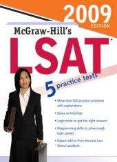 book McGraw-Hill's LSAT