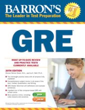 book Barron's GRE