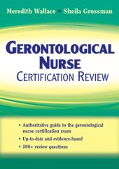 book Gerontological Nurse Certification Review