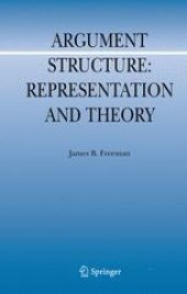 book Argument Structure:: Representation and Theory