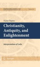 book Christianity, Antiquity, and Enlightenment: Interpretations of Locke