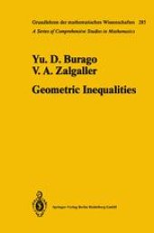 book Geometric Inequalities