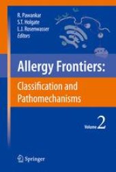 book Allergy Frontiers: Classification and Pathomechanisms