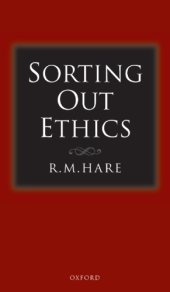 book Sorting out ethics