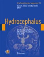 book Hydrocephalus: Selected Papers from the International Workshop in Crete, 2010