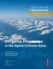 book Orogenic Processes in the Alpine Collision Zone