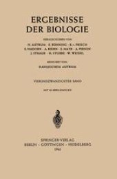 book Ergebnisse der Biologie