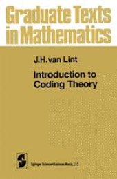 book Introduction to Coding Theory