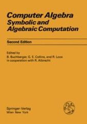 book Computer Algebra: Symbolic and Algebraic Computation