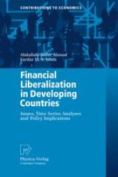 book Financial Liberalization in Developing Countries: Issues, Time Series Analyses and Policy Implications