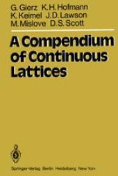 book A Compendium of Continuous Lattices