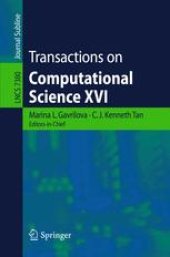 book Transactions on Computational Science XVI