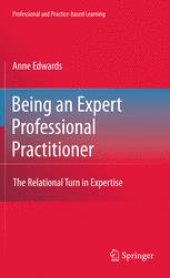 book Being an Expert Professional Practitioner: The Relational Turn in Expertise