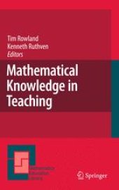 book Mathematical Knowledge in Teaching