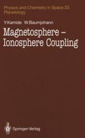 book Magnetosphere-Ionosphere Coupling