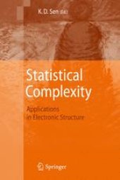 book Statistical Complexity: Applications in Electronic Structure