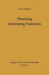 book Obtaining Generating Functions