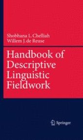 book Handbook of Descriptive Linguistic Fieldwork