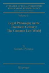 book A Treatise of Legal Philosophy and General Jurisprudence: Volume 11: Legal Philosophy in the Twentieth Century: The Common Law World