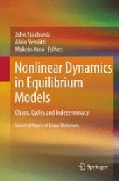 book Nonlinear Dynamics in Equilibrium Models: Chaos, Cycles and Indeterminacy