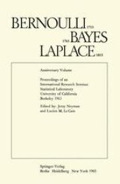 book Bernoulli 1713 Bayes 1763 Laplace 1813: Anniversary Volume