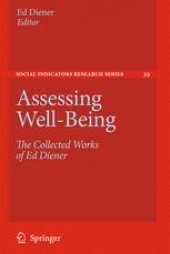 book Assessing Well-Being: The Collected Works of Ed Diener