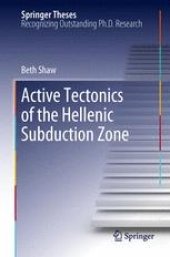 book Active tectonics of the Hellenic subduction zone